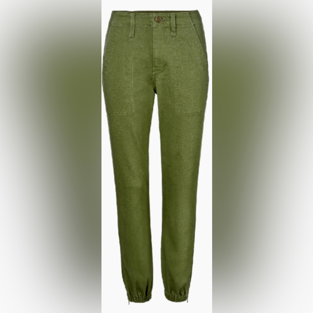 Cabi army green Compass cargo jogger pants size 14